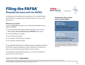 Filing the FAFSA