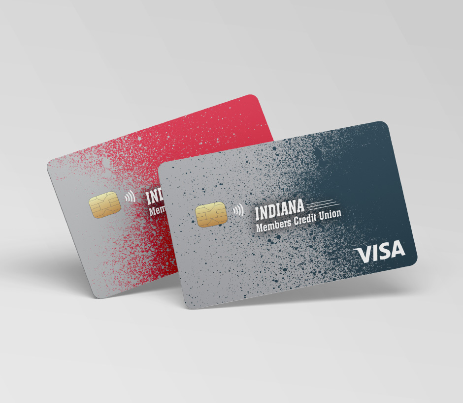 overlapping cards