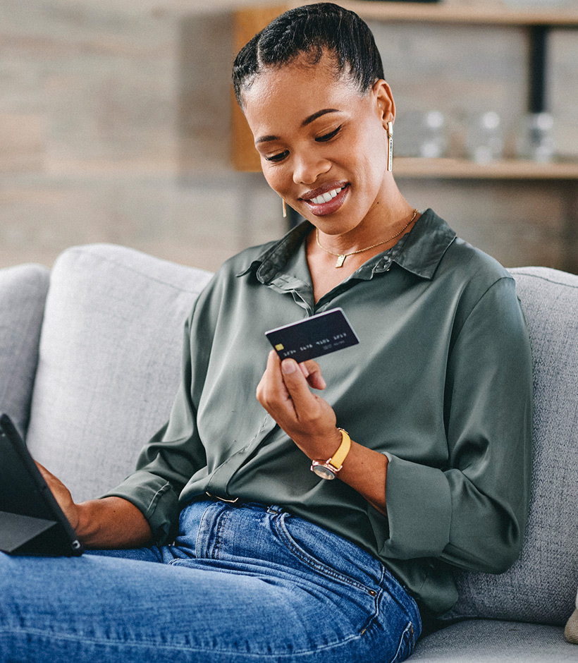 using bank card